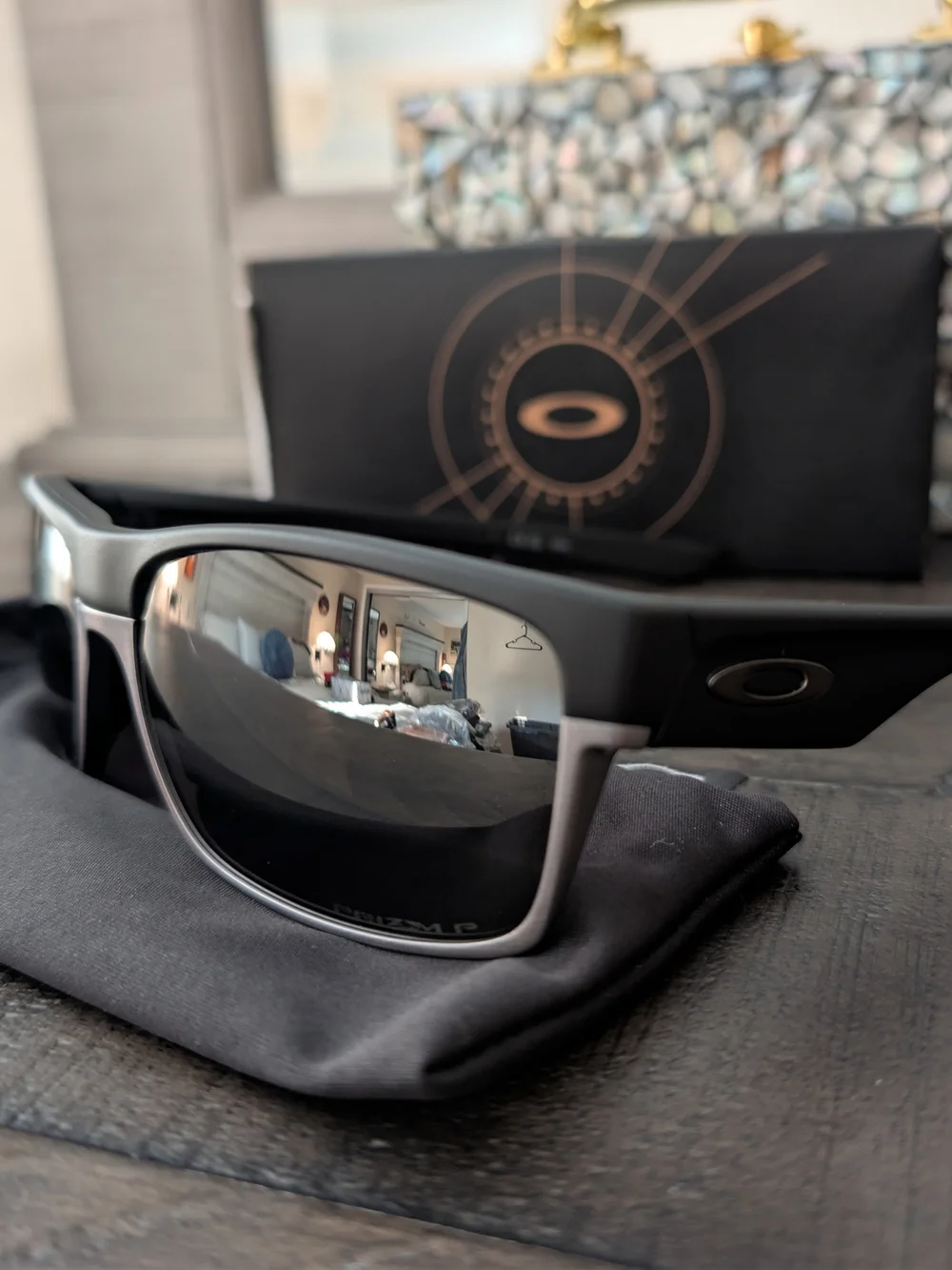 NIB Oakley Twoface Sunglasses Matte Black Prizm Black Polarized OO9189-9651